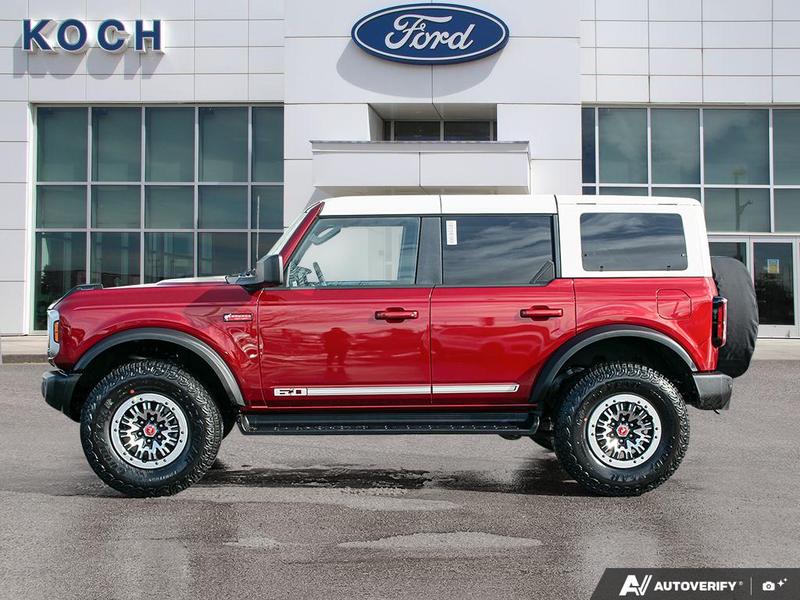 NEW 2026 Ford Bronco Outer Banks 60th Anniversary Edition - Ruby Red Tri-coat Metallic Exterior / BLACK ONYX-LEATHER/VINYL Interior - $84,824 - Stock #E60355 - VIN 1FMEE8BP6TLA60752 - Photo 3