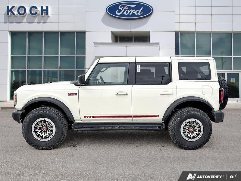 NEW 2026 Ford Bronco Outer Banks 60th Anniversary Edition - Wimbledon White Exterior / BLACK ONYX-LEATHER/VINYL Interior - $84,724 - Stock #E60186 - VIN 1FMEE8BP9TLA47123 - Photo 3