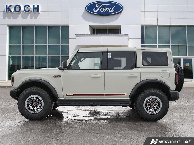 NEW 2026 Ford Bronco Outer Banks 60th Anniversary Edition - Wimbledon White Exterior / BLACK ONYX-LEATHER/VINYL Interior - $84,924 - Stock #E60477 - VIN 1FMEE8BP8TLA54032 - Photo 3