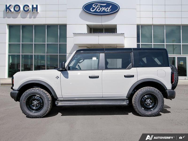 NEW 2026 Ford Bronco Outer Banks - Avalanche Exterior / BLACK ONYX LEATHER TRIM/VINYL Interior - $73,939 - Stock #E60286 - VIN 1FMEE8BP3TLA46727 - Photo 3