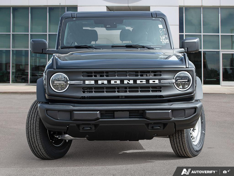 NEW 2026 Ford Bronco Base - Shadow Black Exterior / BLACK CLOTH GREY Interior - $49,937 - Stock #E60542 - VIN 1FMDE6AH9TLA76647 - Photo 2