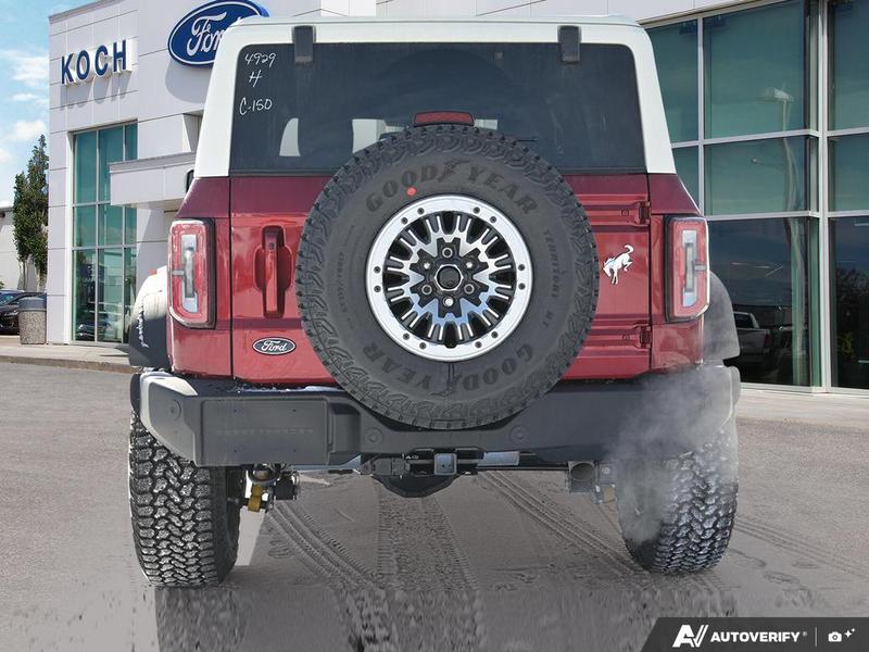 NEW 2026 Ford Bronco Outer Banks 60th Anniversary Edition - Ruby Red Tri-coat Metallic Exterior / BLACK ONYX-LEATHER/VINYL Interior - $88,774 - Stock #E60405 - VIN 1FMEE8BP0TLA54929 - Photo 4