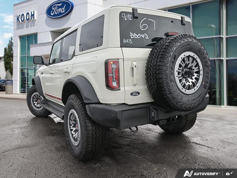 NEW 2026 Ford Bronco Outer Banks 60th Anniversary Edition - Wimbledon White Exterior / BLACK ONYX-LEATHER/VINYL Interior - $84,924 - Stock #E60477 - VIN 1FMEE8BP8TLA54032 - Photo 4