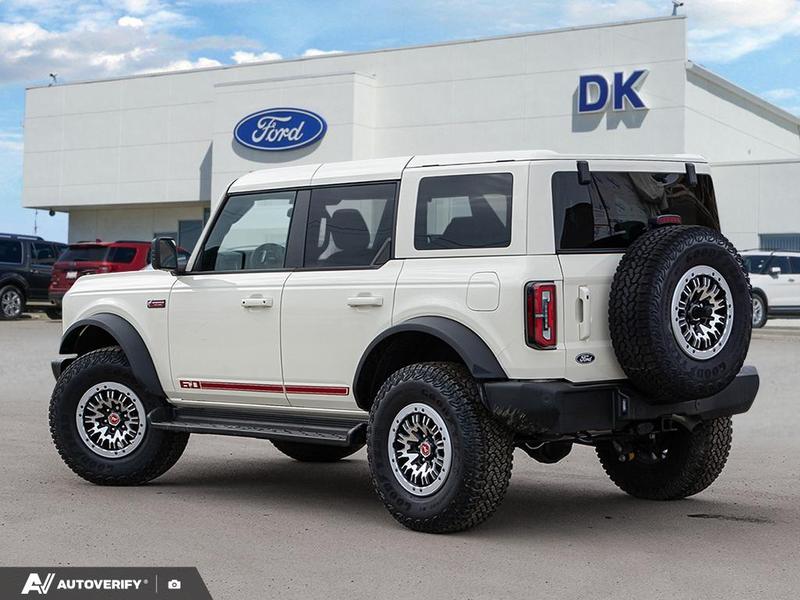 NEW 2026 Ford Bronco Outer Banks - Wimbledon White Exterior / BLACK ONYX-LEATHER/VINYL Interior - $81,663 - Stock #D60363 - VIN 1FMEE8BH4TLA54263 - Photo 4