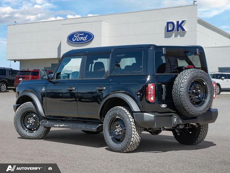 NEW 2026 Ford Bronco Outer Banks - Shadow Black Exterior / BLACK ONYX LEATHER TRIM/VINYL Interior - $73,173 - Stock #D60437 - VIN 1FMEE8BP5TLA75629 - Photo 4