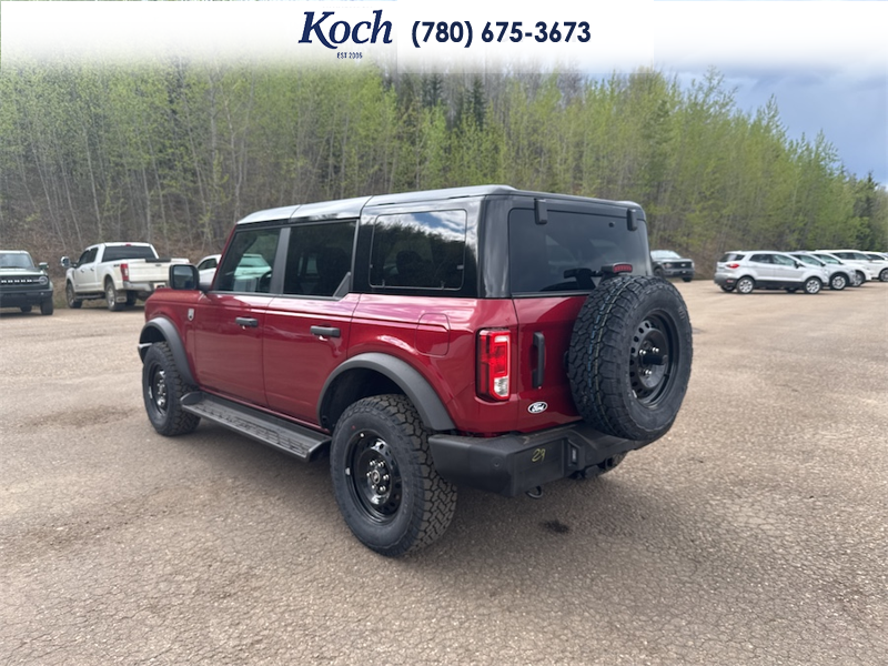 NEW 2026 Ford Bronco Big Bend - Ruby Red Tri-coat Metallic Exterior / VINYL SANDSTONE/BLACK SEATS Interior - $66,585 - Stock #A26053 - VIN 1FMDE7BH4TLA48887 - Photo 3