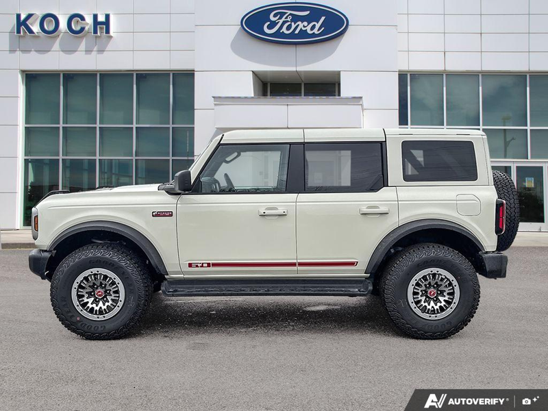 NEW 2026 Ford Bronco Outer Banks 60th Anniversary Edition - Wimbledon White Exterior / BLACK ONYX-LEATHER/VINYL Interior - $73,857 - Stock #E60681 - VIN 1FMEE8BH0TLA92542 - Photo 3