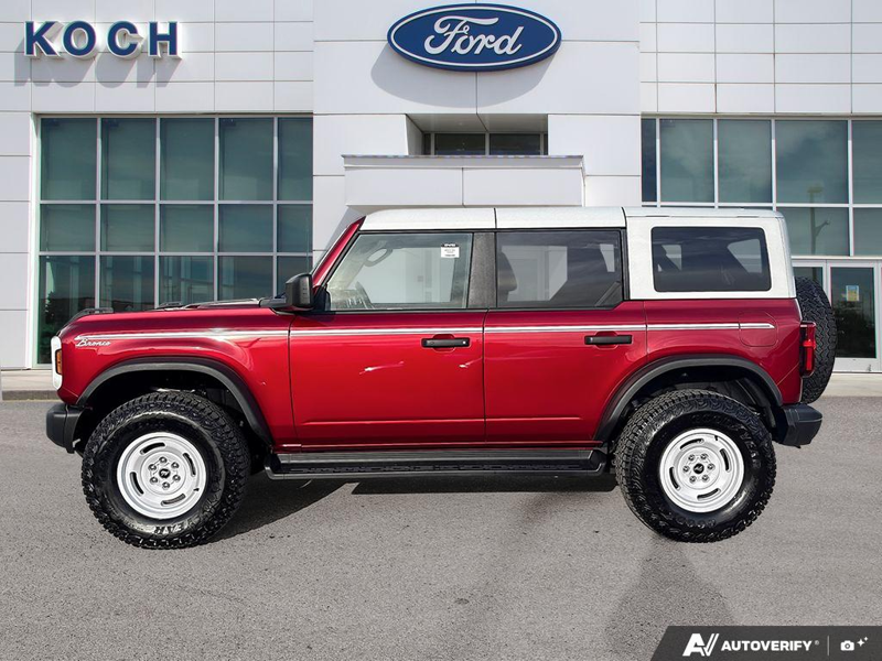 USED 2026 Ford Bronco Heritage Edition - Ruby Red Metallic Tc Exterior - $77,385 - Stock #EP4793 - VIN 1FMEE4DP8TLA68650 - Photo 3