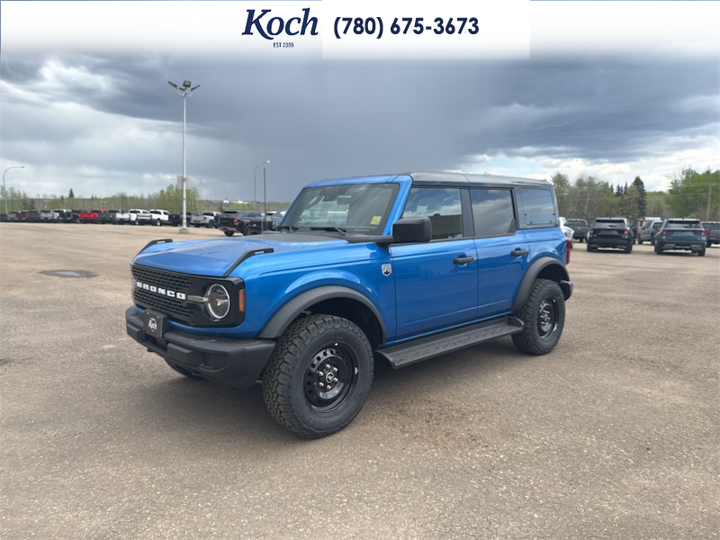 NEW 2026 Ford Bronco Big Bend - Velocity Blue Metallic Exterior / CARMELO PLATINUM LEATHER BUCKET Interior - $65,665 - Stock #A26120 - VIN 1FMDE7BH5TLA61924 - Photo 4