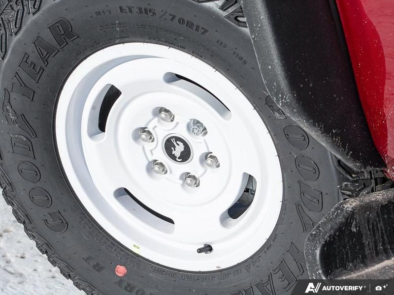 NEW 2026 Ford Bronco Heritage Edition - Ruby Red Tri-coat Metallic Exterior / BLACK ONYX-PLAID CLOTH NAVY PIER SEATS Interior - $76,259 - Stock #E60227 - VIN 1FMEE4DP9TLA42011 - Photo 6