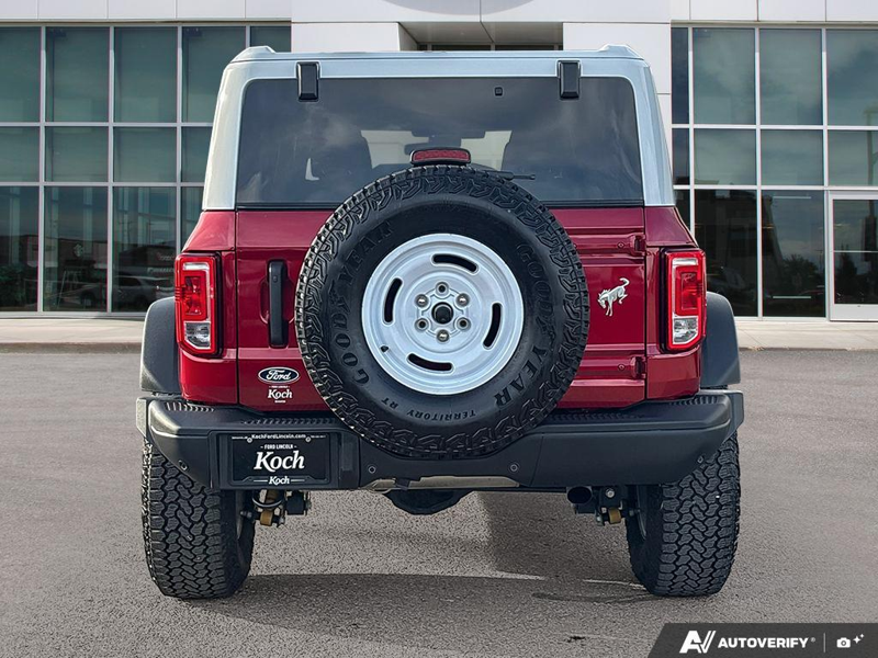 USED 2026 Ford Bronco Heritage Edition - Ruby Red Metallic Tc Exterior - $77,385 - Stock #EP4793 - VIN 1FMEE4DP8TLA68650 - Photo 5
