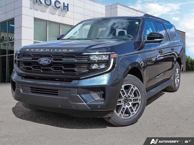 NEW 2026 Ford Expedition Active Max - Stone Blue Metallic Exterior / DARK GRAY ACTIVEX Interior - $91,909 - Stock #E60661 - VIN 1FMJK1J84TEA42117 - Photo 1