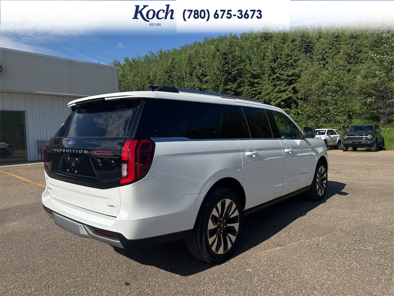 NEW 2026 Ford Expedition Platinum Max - Star White Tri-coat Metallic Exterior / BRONZE SMOKE MET CC Interior - $111,685 - Stock #A26201 - VIN 1FMJK1M86TEA44009 - Photo 2