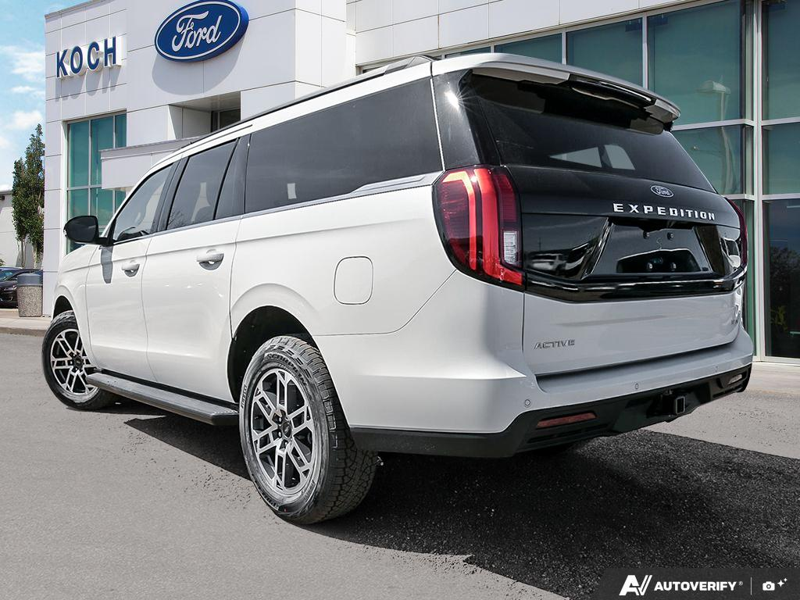 NEW 2026 Ford Expedition Active Max - Star White Tri-coat Metallic Exterior / DARK GRAY ACTIVEX Interior - $96,859 - Stock #E60421 - VIN 1FMJK1J80TEA29932 - Photo 4