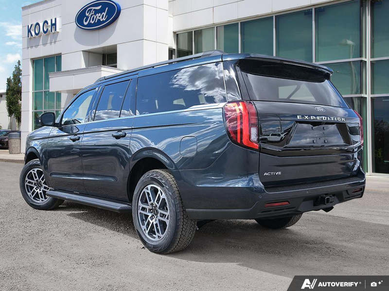 NEW 2026 Ford Expedition Active Max - Stone Blue Metallic Exterior / DARK GRAY ACTIVEX Interior - $91,909 - Stock #E60661 - VIN 1FMJK1J84TEA42117 - Photo 4
