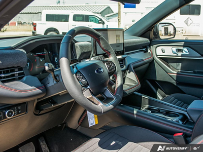 NEW 2026 Ford Explorer ST-Line - ONYX ACTIVEX Interior - $59,994 - Stock #E60221 - VIN 1FMUK8KH9TGA82749