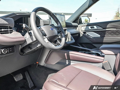 NEW 2026 Ford Explorer Platinum - MOJAVE DUSK, PREM. LEATHER SEATING SURFACES SPORT CAPTAIN CHAIRS Interior - $63,736 - Stock #E61068 - VIN 1FMUK8HH6TGC34056