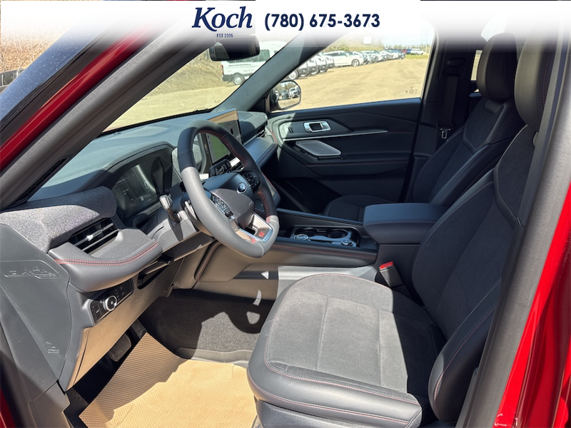 NEW 2026 Ford Explorer ST - Black Sport Cloth Exterior / KAPOOR RED Interior - $75,280 - Stock #A26165 - VIN 1FMWK8GC7TGB34546 - Photo 17