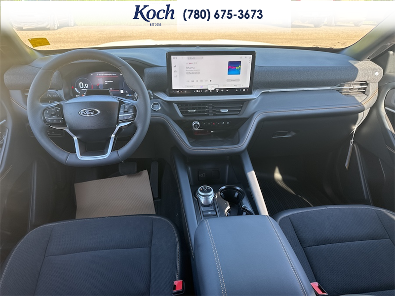 NEW 2026 Ford Explorer Tremor - Star White Tri-Coat Exterior / ONYX, HEAT/VENTILATED MIKO SUEDE SPORT CAPTAIN'S CHAIRS Interior - $66,780 - Stock #A26207 - VIN 1FMUK8JH7TGB86660 - Photo 19