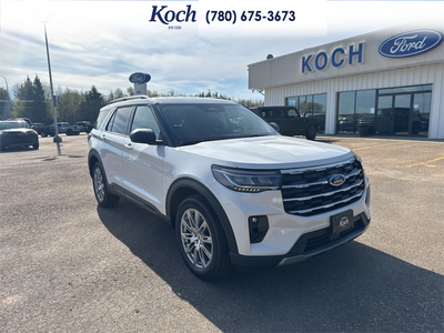 NEW 2026 Ford Explorer Active - Star White Tri-coat Metallic Exterior - $60,930 - Stock #A26181 - VIN 1FMUK8DH4TGB58794