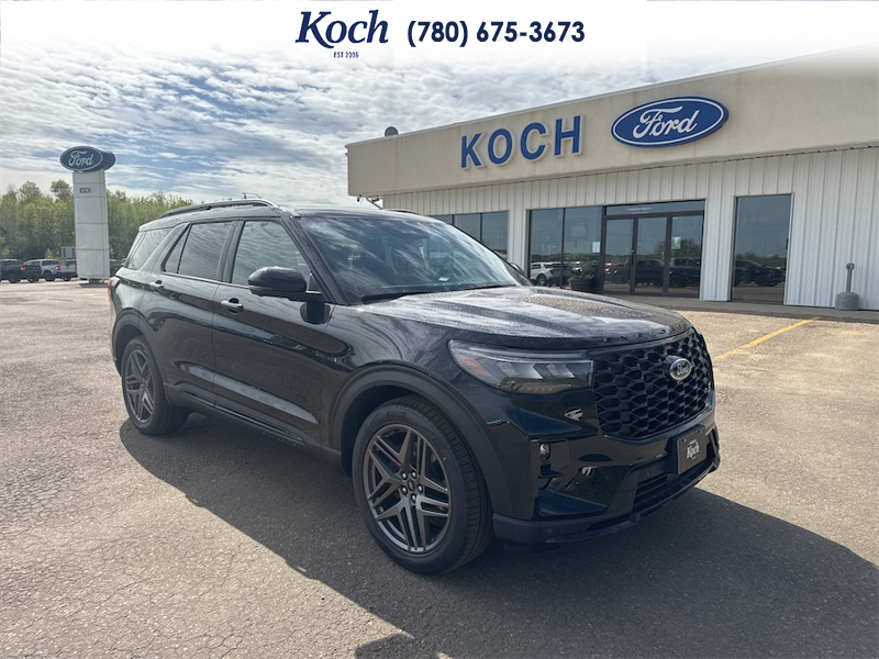 NEW 2026 Ford Explorer ST - Agate Black Exterior - $74,480 - Stock #A26041 - VIN 1FMWK8GC2TGA82291 - Photo 1