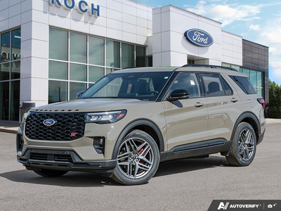 NEW 2026 Ford Explorer ST - Marsh Gray Exterior - $74,869 - Stock #E60162 - VIN 1FMWK8GC5TGA83631
