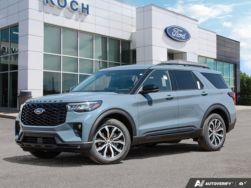 NEW 2026 Ford Explorer ST-Line - Vapor Blue Exterior / ONYX ACTIVEX Interior - $59,994 - Stock #E60221 - VIN 1FMUK8KH9TGA82749 - Photo 1