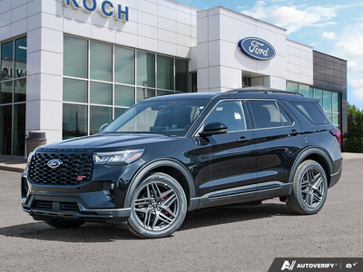 NEW 2026 Ford Explorer ST - Agate Black Exterior - $71,879 - Stock #E60222 - VIN 1FMWK8GC0TGA82614