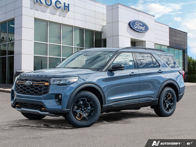 NEW 2026 Ford Explorer Tremor - Vapor Blue Exterior - $64,879 - Stock #E60371 - VIN 1FMUK8JH9TGB03410
