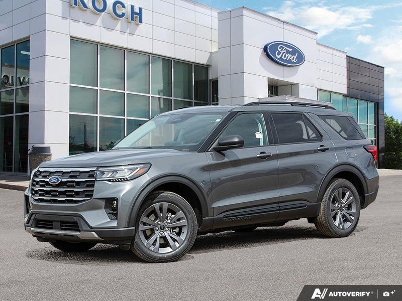 NEW 2026 Ford Explorer Active - Carbonized Grey Metallic Exterior / DARK SPACE GREY ACTIVEX Interior - $57,884 - Stock #E60594 - VIN 1FMUK8DH6TGB54987 - Photo 1