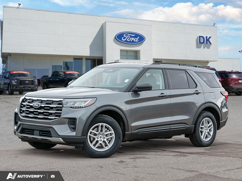 NEW 2026 Ford Explorer Active - Carbonized Grey Metallic Exterior / DARK SPACE GRAY CLOTH Interior - $54,457 - Stock #D60253 - VIN 1FMUK8DH2TGB01736 - Photo 1