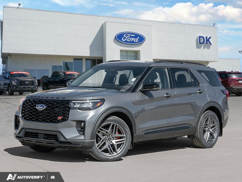 NEW 2026 Ford Explorer ST - Carbonized Grey Metallic Exterior / ONYX MIKO Interior - $74,242 - Stock #D60520 - VIN 1FMWK8GC7TGA84411 - Photo 1