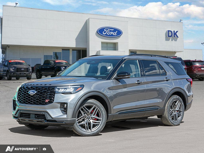 NEW 2026 Ford Explorer ST - Carbonized Grey Metallic Exterior - $72,092 - Stock #D60515 - VIN 1FMWK8GC4TGB34441