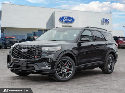 NEW 2026 Ford Explorer ST - Agate Black Exterior - $72,092 - Stock #D60561 - VIN 1FMWK8GC2TGB45678