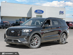 NEW 2026 Ford Explorer ST - Agate Black Exterior - $72,107 - Stock #D60636 - VIN 1FMWK8GC6TGB85696