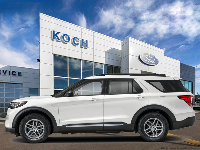 NEW 2026 Ford Explorer Active - Oxford White Exterior / DARK SPACE GRAY CLOTH Interior - $50,765 - Stock #E60195 - VIN 1FMUK8DHXTGA79291 - Photo 1