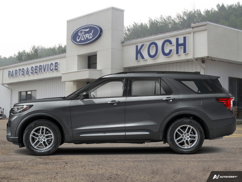 NEW 2026 Ford Explorer Active - Carbonized Grey Metallic Exterior / ULTRA DARK SPACE GREY, HEATED ACTIVEX SEATING MATERIAL CAPTAIN'S Interior - $53,898 - Stock #A26230 - VIN 1FMUK8DH5TGC50576 - Photo 1