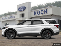 NEW 2026 Ford Explorer ST - Space White Metallic Exterior - $74,380 - Stock #A26267 - VIN 1FMWK8GC3TGB05111