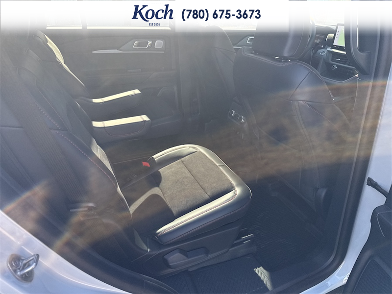 NEW 2026 Ford Explorer ST - Space White Metallic Exterior / ONYX, HEAT/VENT UNIQUE MIKO SUEDE SPORT CAPTAIN'S CHAIRS Interior - $75,130 - Stock #A26267 - VIN 1FMWK8GC3TGB05111 - Photo 20