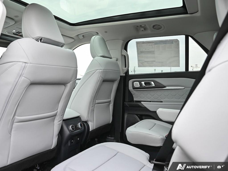 NEW 2026 Ford Explorer Platinum - Star White Tri-coat Metallic Exterior / CRYSTAL GRAY LEATHER Interior - $63,934 - Stock #E60278 - VIN 1FMUK8HHXTGA83402 - Photo 24