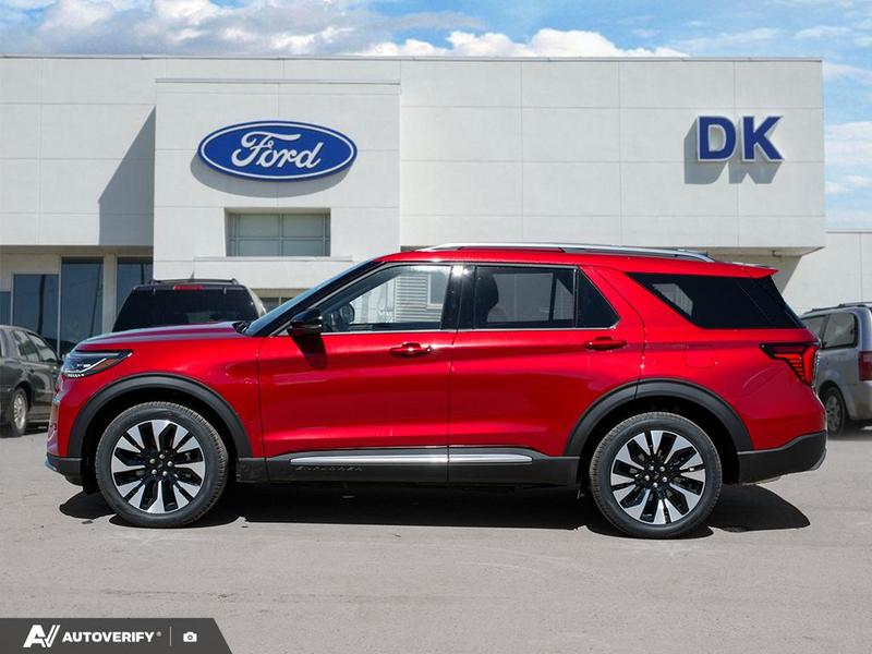 NEW 2026 Ford Explorer Platinum - Rapid Red Tri-coat Metallic Exterior / MOJAVE DUSK LEATHER Interior - $67,072 - Stock #D60420 - VIN 1FMUK8HH7TGB47766 - Photo 3