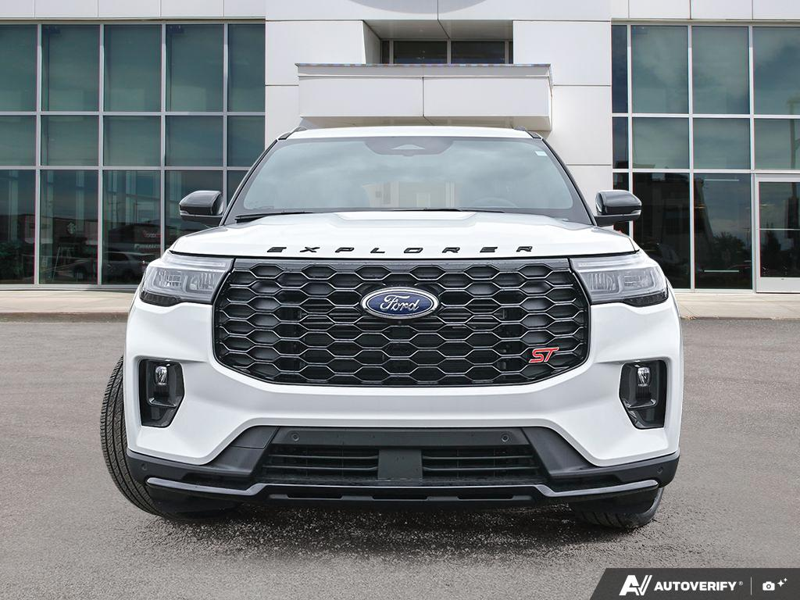 NEW 2026 Ford Explorer ST - Star White Tri-coat Metallic Exterior / ONYX MIKO Interior - $72,919 - Stock #E60832 - VIN 1FMWK8GC7TGB60838 - Photo 2
