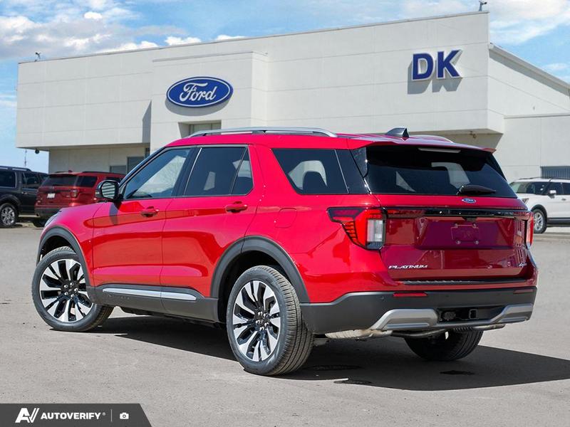 NEW 2026 Ford Explorer Platinum - Rapid Red Tri-coat Metallic Exterior / MOJAVE DUSK LEATHER Interior - $67,072 - Stock #D60420 - VIN 1FMUK8HH7TGB47766 - Photo 4