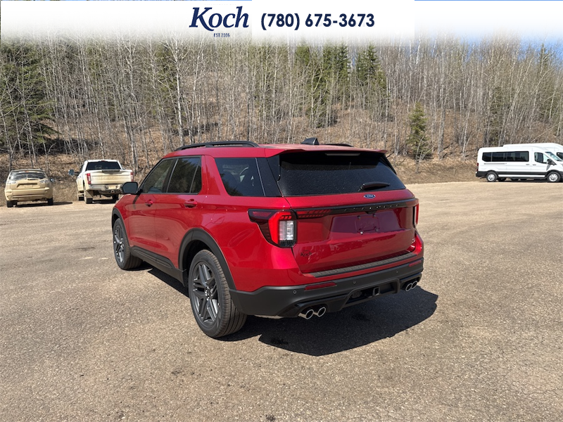 NEW 2026 Ford Explorer ST - Black Sport Cloth Exterior / KAPOOR RED Interior - $75,280 - Stock #A26165 - VIN 1FMWK8GC7TGB34546 - Photo 3