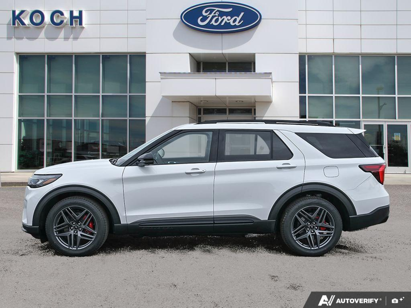 NEW 2026 Ford Explorer ST - Star White Tri-coat Metallic Exterior / ONYX MIKO Interior - $72,919 - Stock #E60832 - VIN 1FMWK8GC7TGB60838 - Photo 3