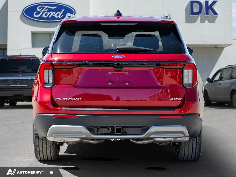 NEW 2026 Ford Explorer Platinum - Rapid Red Tri-coat Metallic Exterior / MOJAVE DUSK LEATHER Interior - $67,072 - Stock #D60420 - VIN 1FMUK8HH7TGB47766 - Photo 5