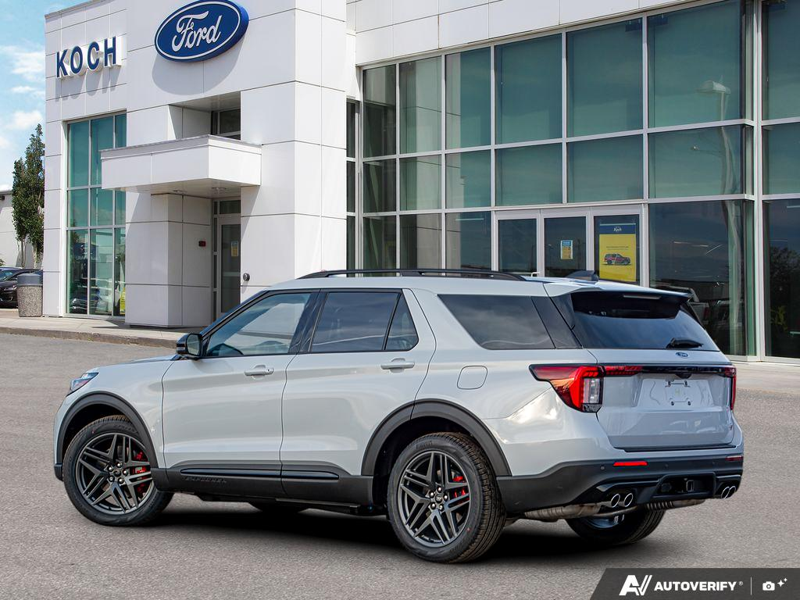NEW 2026 Ford Explorer ST - Space White Metallic Exterior / ONYX ACTIVEX Interior - $72,919 - Stock #E60102 - VIN 1FMWK8GC7TGA32874 - Photo 4