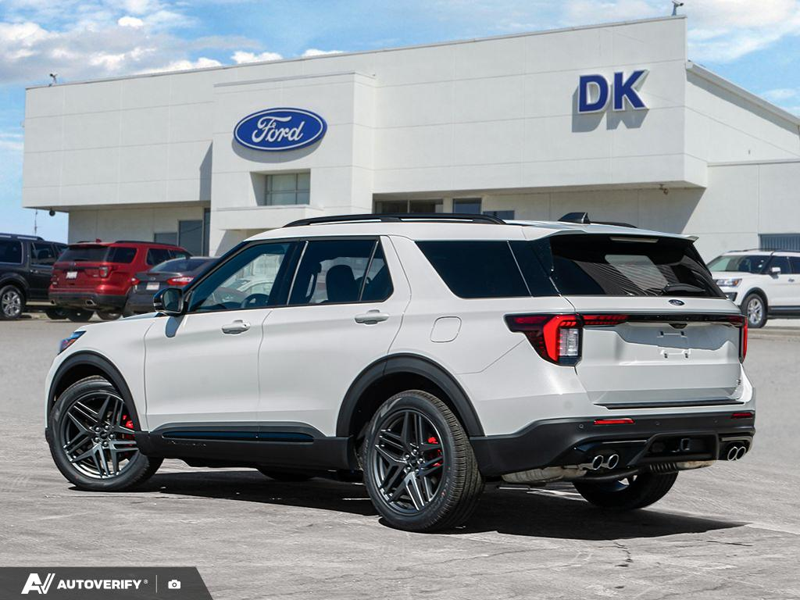 NEW 2026 Ford Explorer ST - Star White Tri-coat Metallic Exterior / ONYX MIKO Interior - $73,642 - Stock #D60605 - VIN 1FMWK8GC0TGB37207 - Photo 4