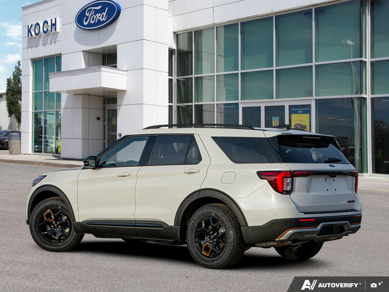 NEW 2026 Ford Explorer Tremor - Star White Tri-coat Metallic Exterior / ONYX ACTIVEX Interior - $59,258 - Stock #E60097 - VIN 1FMUK8JH8TGA28831 - Photo 4