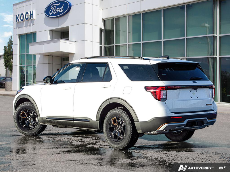 NEW 2026 Ford Explorer Tremor - Star White Tri-coat Metallic Exterior / ONYX ACTIVEX Interior - $60,782 - Stock #E60300 - VIN 1FMUK8JHXTGB03982 - Photo 4